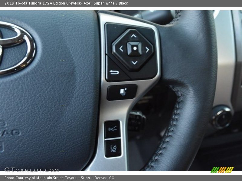 Super White / Black 2019 Toyota Tundra 1794 Edition CrewMax 4x4