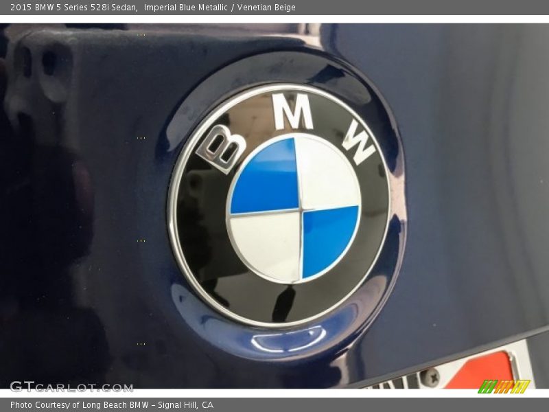 Imperial Blue Metallic / Venetian Beige 2015 BMW 5 Series 528i Sedan