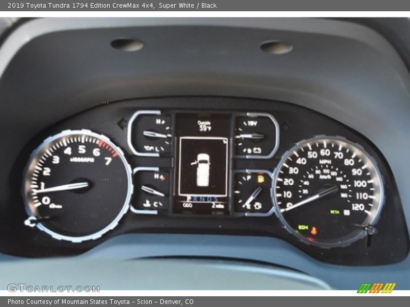 Super White / Black 2019 Toyota Tundra 1794 Edition CrewMax 4x4
