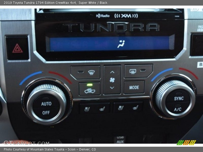 Super White / Black 2019 Toyota Tundra 1794 Edition CrewMax 4x4