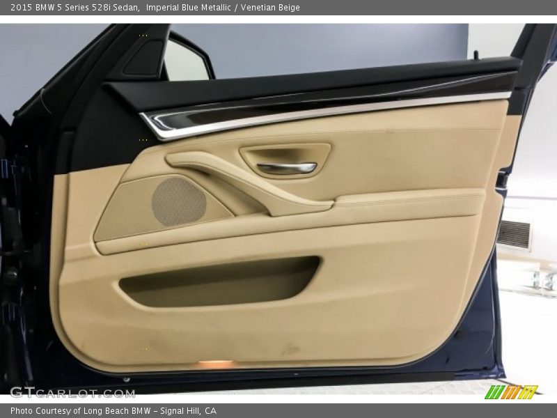 Imperial Blue Metallic / Venetian Beige 2015 BMW 5 Series 528i Sedan