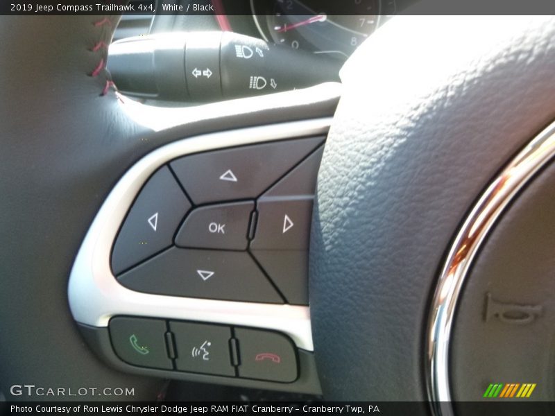 White / Black 2019 Jeep Compass Trailhawk 4x4