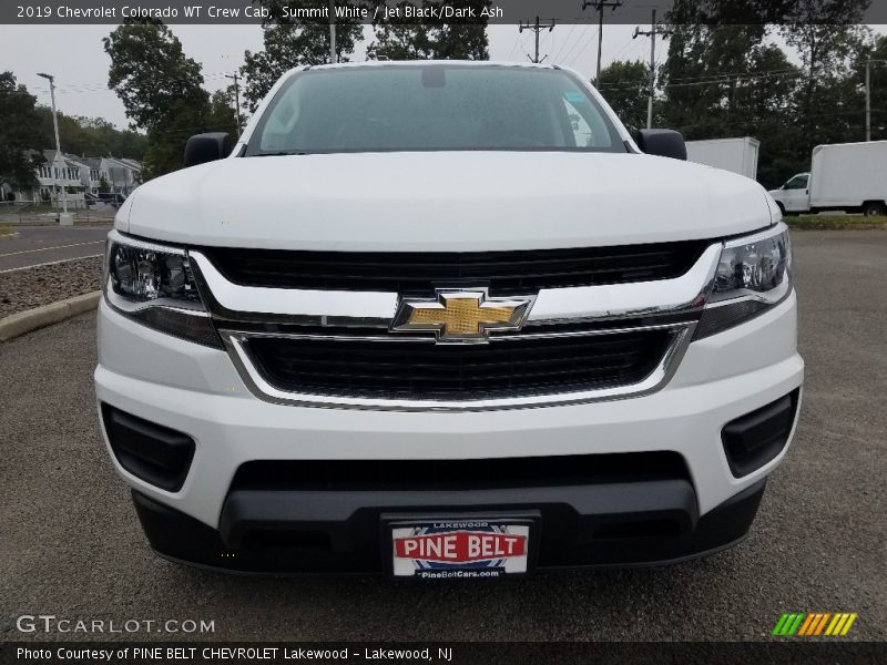 Summit White / Jet Black/Dark Ash 2019 Chevrolet Colorado WT Crew Cab