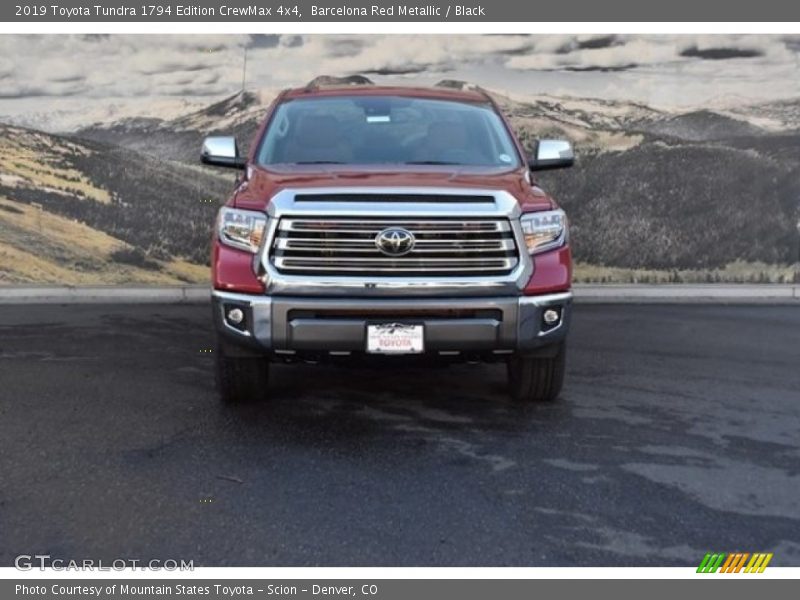 Barcelona Red Metallic / Black 2019 Toyota Tundra 1794 Edition CrewMax 4x4