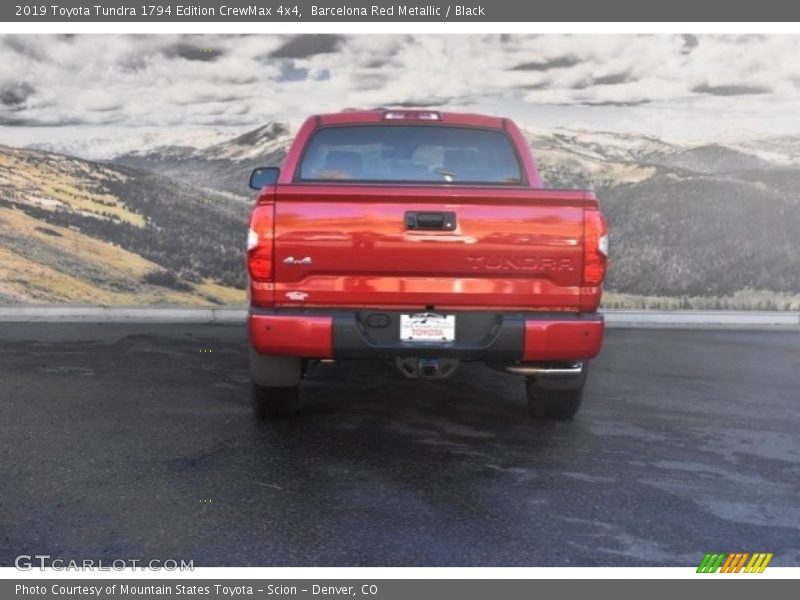 Barcelona Red Metallic / Black 2019 Toyota Tundra 1794 Edition CrewMax 4x4