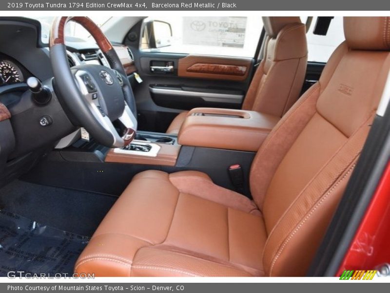 Barcelona Red Metallic / Black 2019 Toyota Tundra 1794 Edition CrewMax 4x4