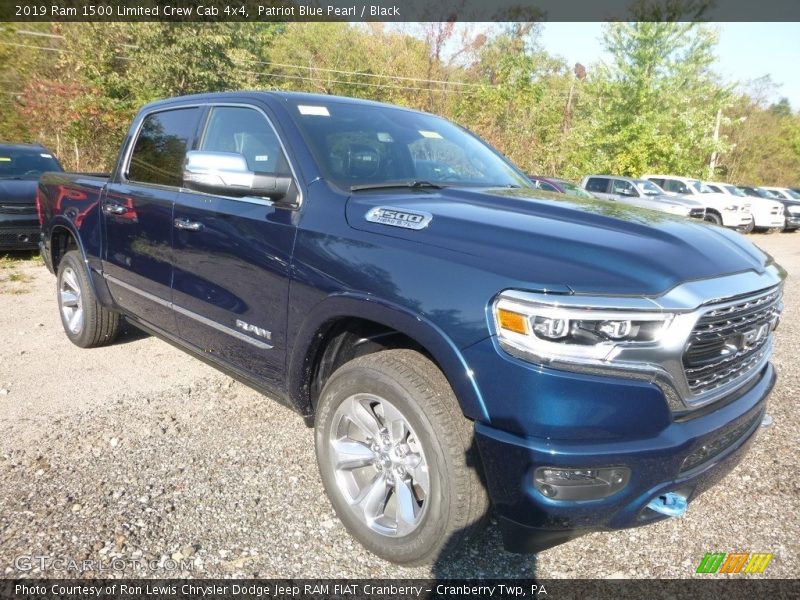 Patriot Blue Pearl / Black 2019 Ram 1500 Limited Crew Cab 4x4