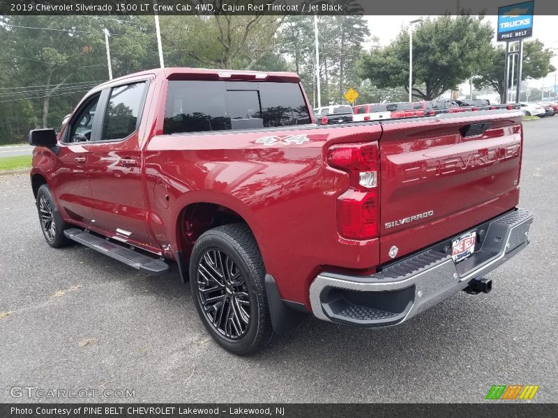 Cajun Red Tintcoat / Jet Black 2019 Chevrolet Silverado 1500 LT Crew Cab 4WD