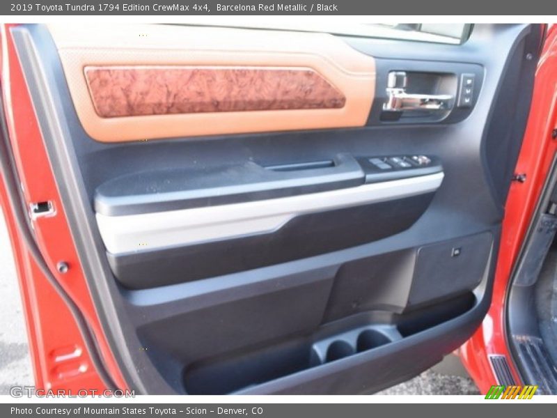 Barcelona Red Metallic / Black 2019 Toyota Tundra 1794 Edition CrewMax 4x4