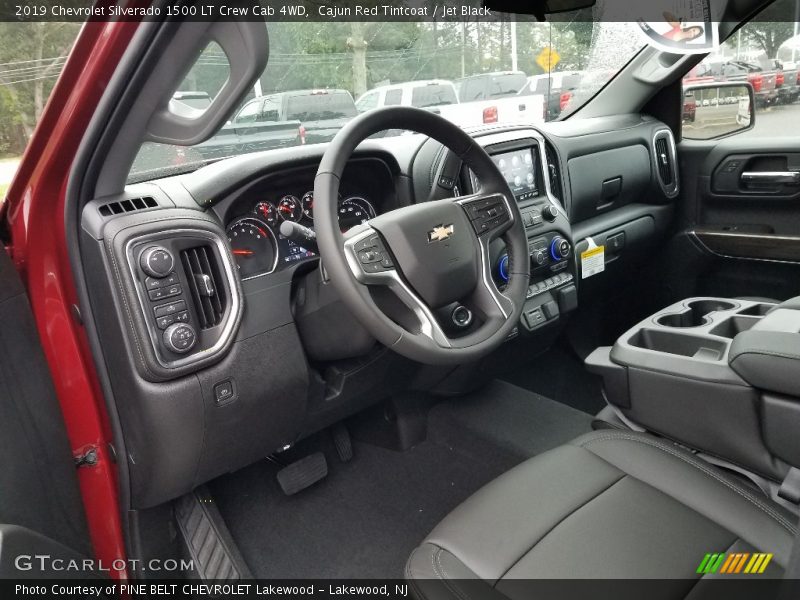 Cajun Red Tintcoat / Jet Black 2019 Chevrolet Silverado 1500 LT Crew Cab 4WD