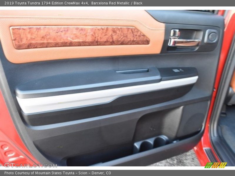 Barcelona Red Metallic / Black 2019 Toyota Tundra 1794 Edition CrewMax 4x4