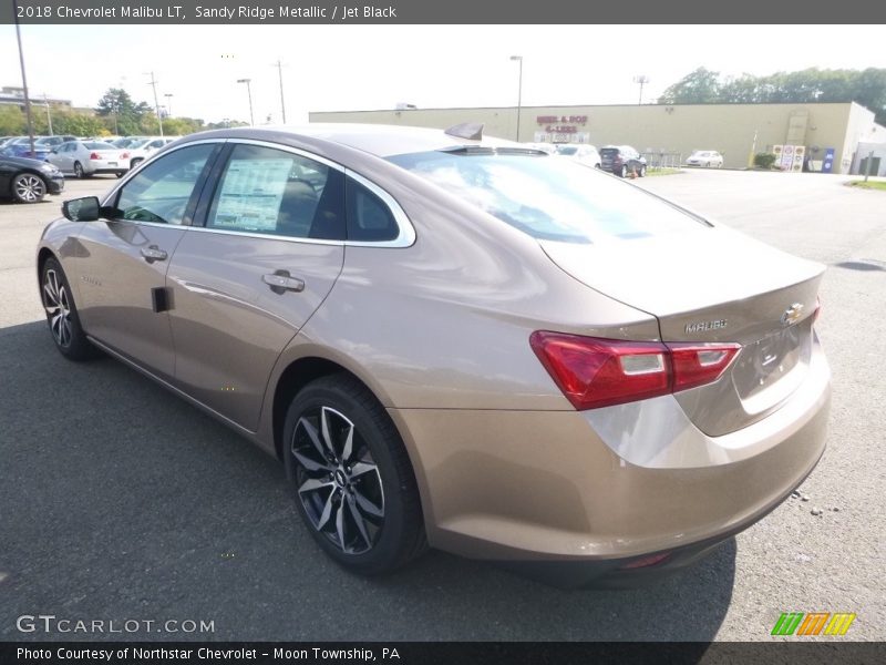 Sandy Ridge Metallic / Jet Black 2018 Chevrolet Malibu LT
