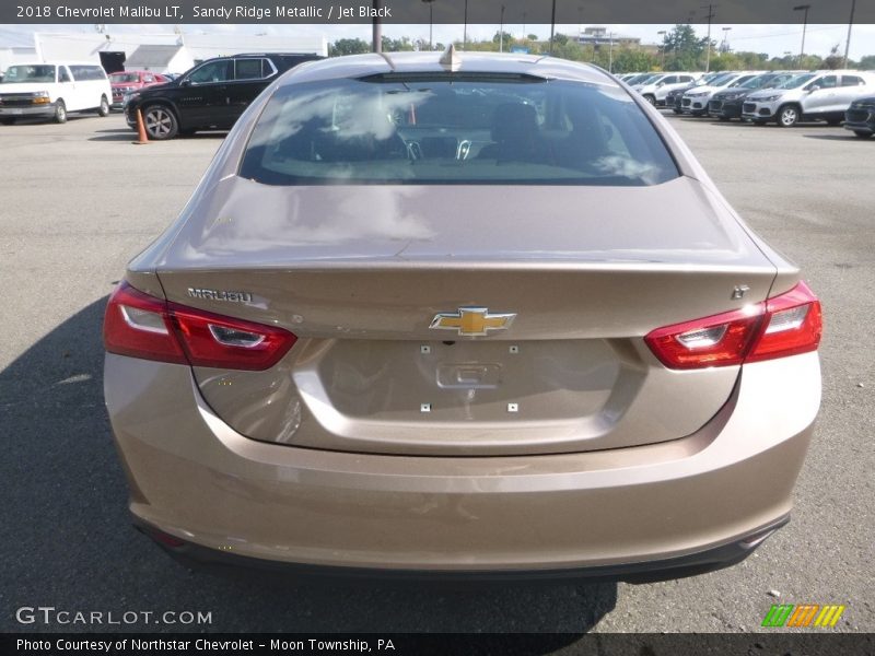 Sandy Ridge Metallic / Jet Black 2018 Chevrolet Malibu LT