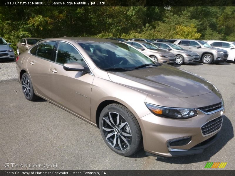 Sandy Ridge Metallic / Jet Black 2018 Chevrolet Malibu LT