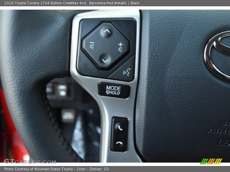 Barcelona Red Metallic / Black 2019 Toyota Tundra 1794 Edition CrewMax 4x4