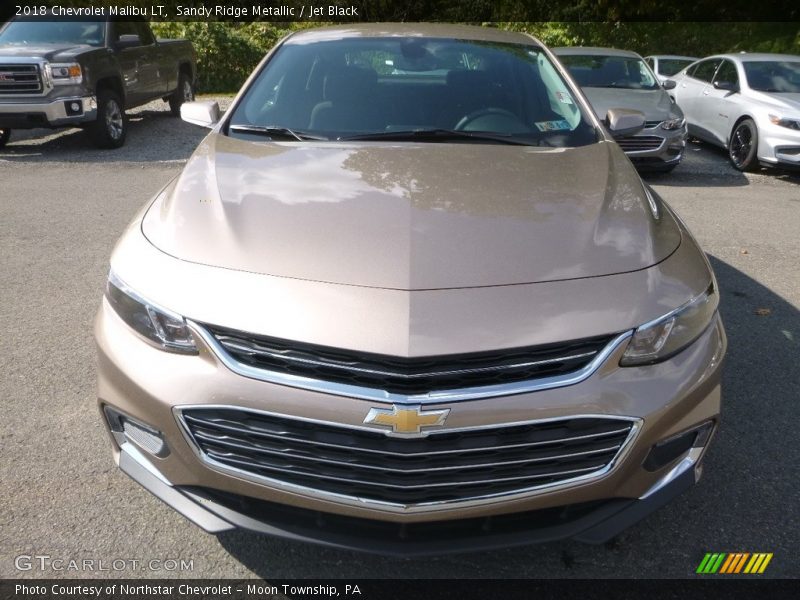 Sandy Ridge Metallic / Jet Black 2018 Chevrolet Malibu LT