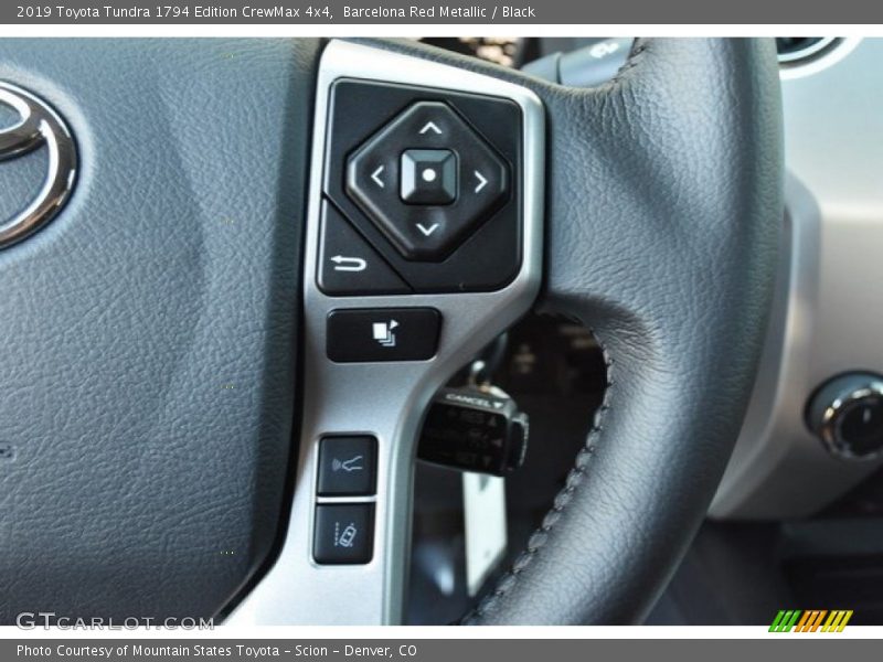 Barcelona Red Metallic / Black 2019 Toyota Tundra 1794 Edition CrewMax 4x4