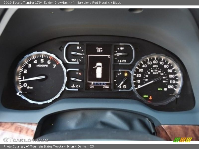 Barcelona Red Metallic / Black 2019 Toyota Tundra 1794 Edition CrewMax 4x4