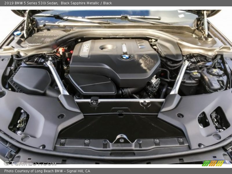 Black Sapphire Metallic / Black 2019 BMW 5 Series 530i Sedan