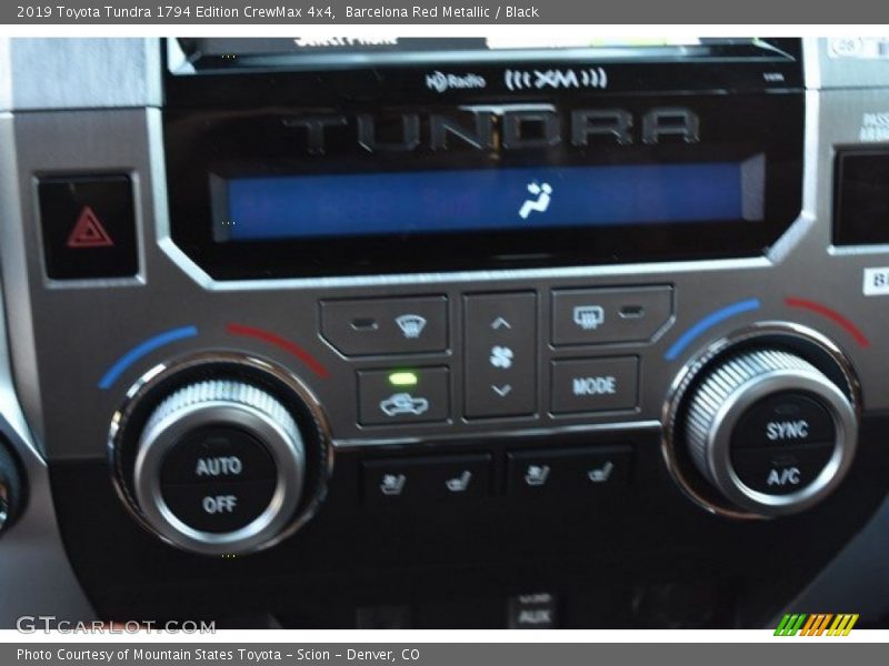 Barcelona Red Metallic / Black 2019 Toyota Tundra 1794 Edition CrewMax 4x4
