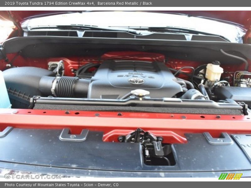 Barcelona Red Metallic / Black 2019 Toyota Tundra 1794 Edition CrewMax 4x4