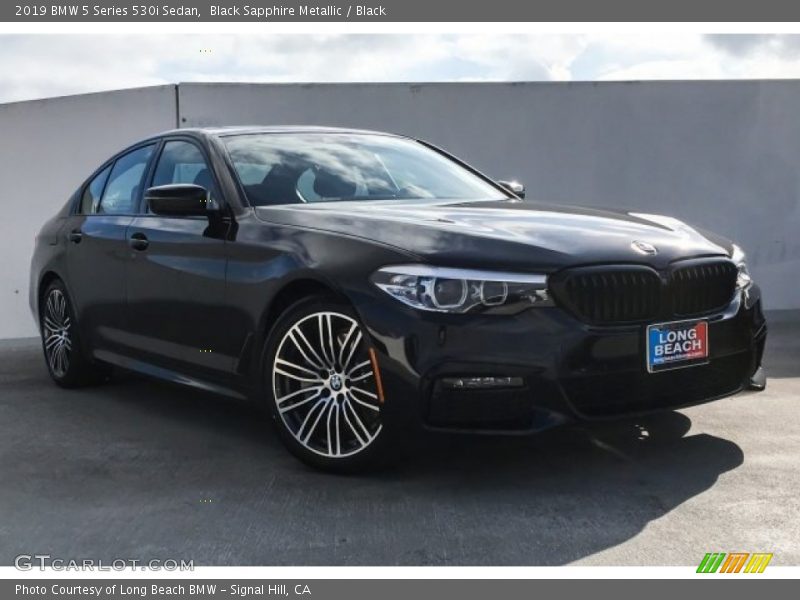 Black Sapphire Metallic / Black 2019 BMW 5 Series 530i Sedan