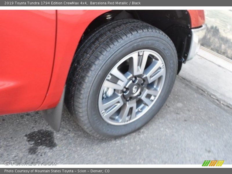 Barcelona Red Metallic / Black 2019 Toyota Tundra 1794 Edition CrewMax 4x4