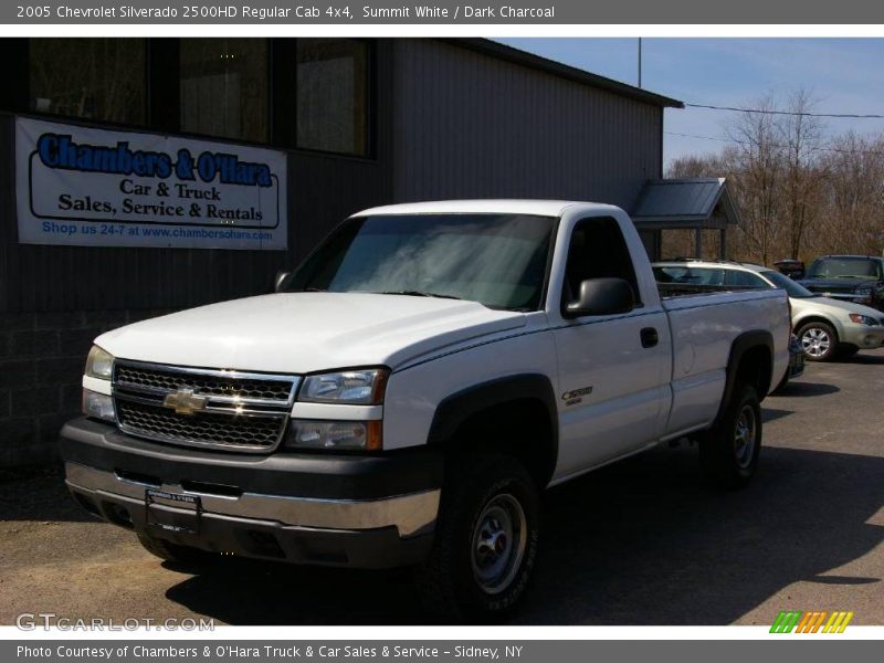 Summit White / Dark Charcoal 2005 Chevrolet Silverado 2500HD Regular Cab 4x4