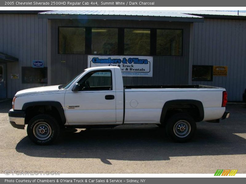 Summit White / Dark Charcoal 2005 Chevrolet Silverado 2500HD Regular Cab 4x4