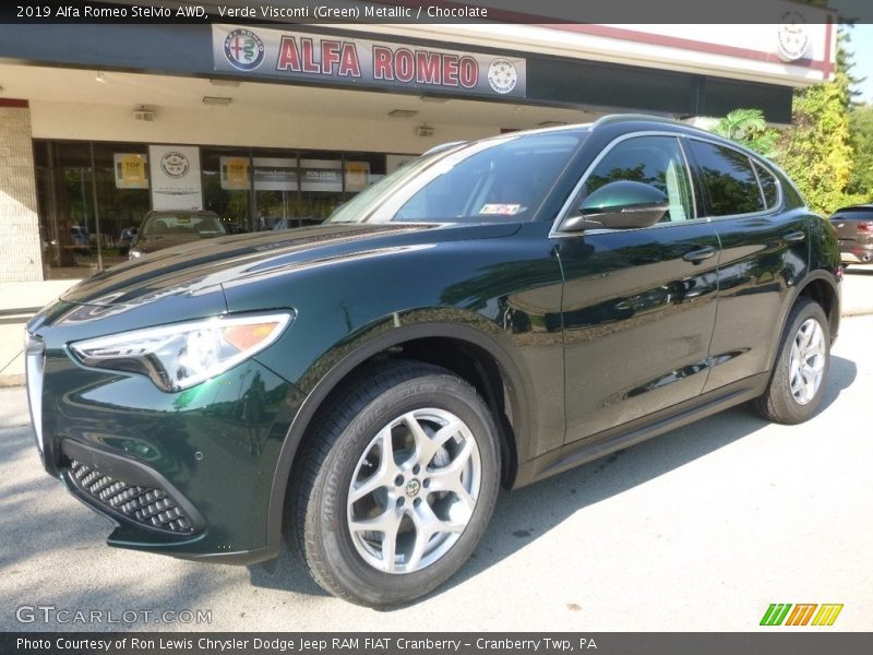 Front 3/4 View of 2019 Stelvio AWD