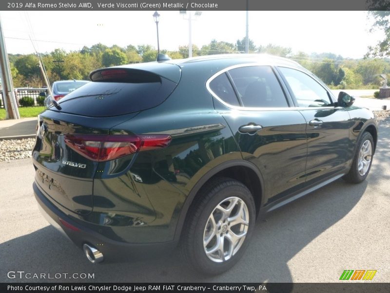 Verde Visconti (Green) Metallic / Chocolate 2019 Alfa Romeo Stelvio AWD