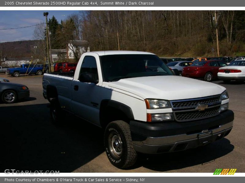 Summit White / Dark Charcoal 2005 Chevrolet Silverado 2500HD Regular Cab 4x4