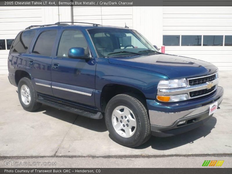 Bermuda Blue Metallic / Gray/Dark Charcoal 2005 Chevrolet Tahoe LT 4x4