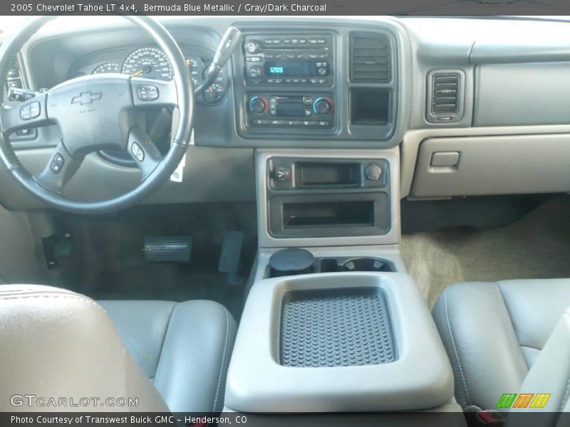 Bermuda Blue Metallic / Gray/Dark Charcoal 2005 Chevrolet Tahoe LT 4x4