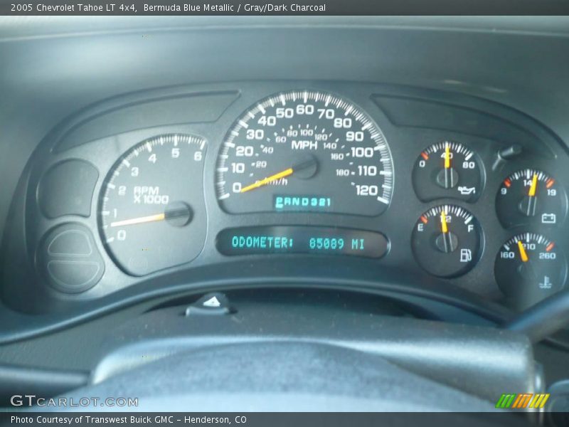 Bermuda Blue Metallic / Gray/Dark Charcoal 2005 Chevrolet Tahoe LT 4x4
