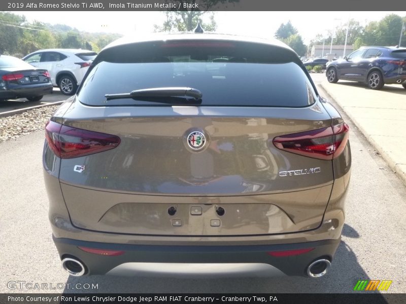 Imola Titanium Metallic / Black 2019 Alfa Romeo Stelvio Ti AWD
