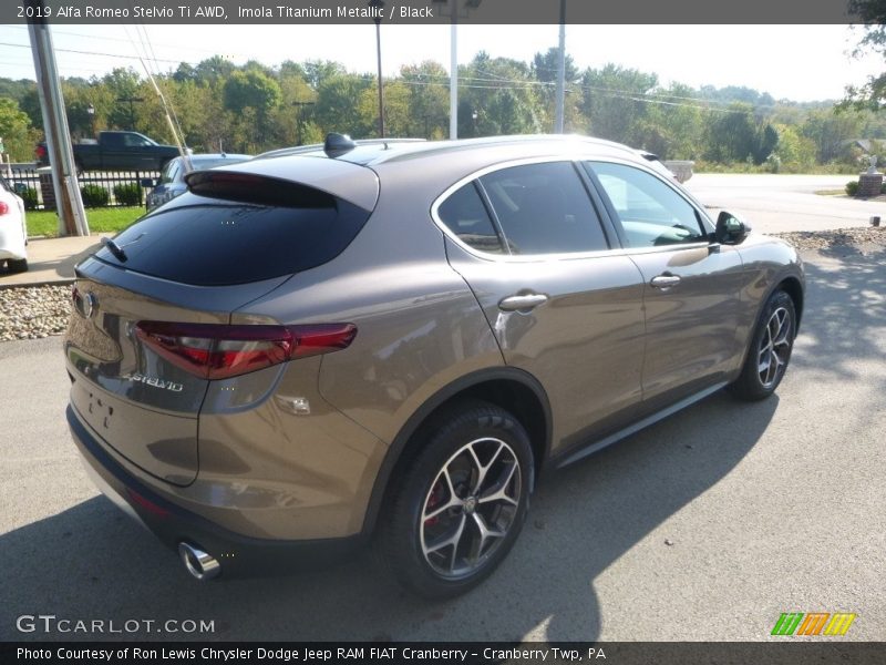 Imola Titanium Metallic / Black 2019 Alfa Romeo Stelvio Ti AWD