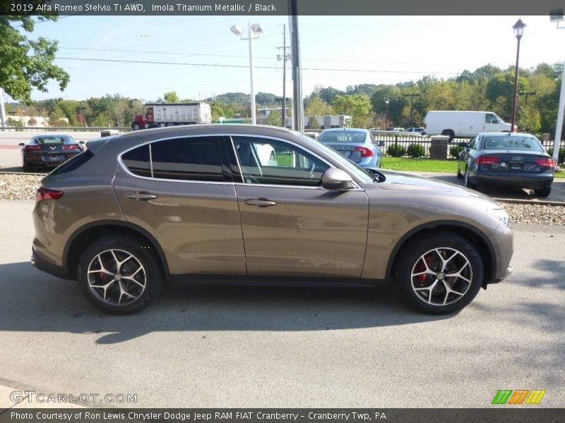 Imola Titanium Metallic / Black 2019 Alfa Romeo Stelvio Ti AWD