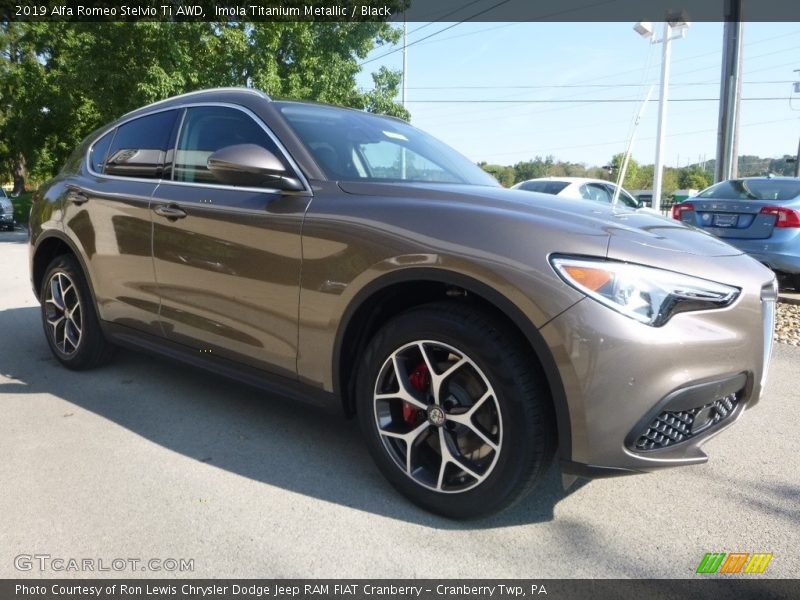 Imola Titanium Metallic / Black 2019 Alfa Romeo Stelvio Ti AWD