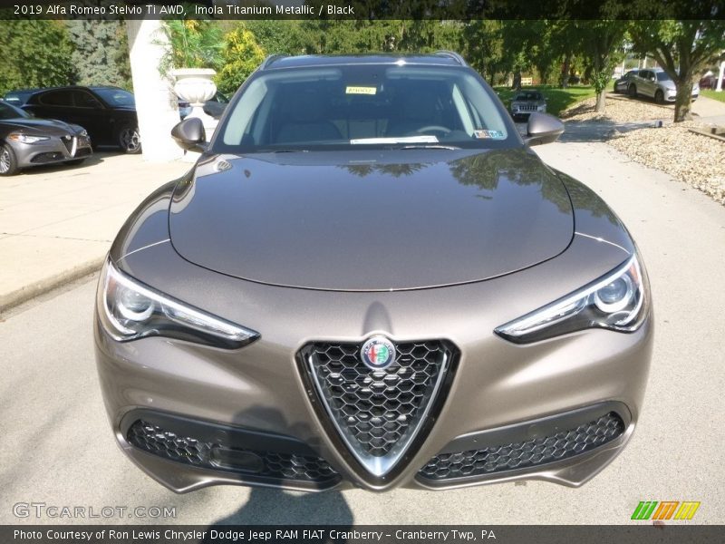 Imola Titanium Metallic / Black 2019 Alfa Romeo Stelvio Ti AWD