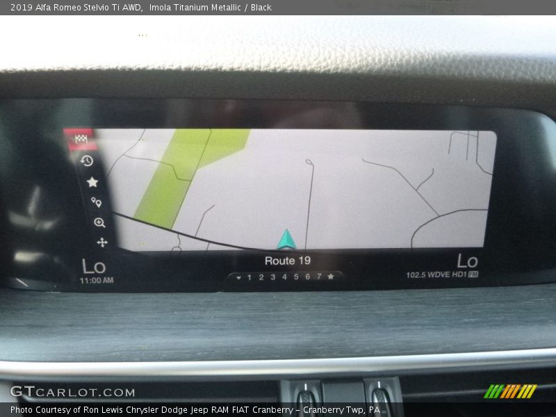 Imola Titanium Metallic / Black 2019 Alfa Romeo Stelvio Ti AWD