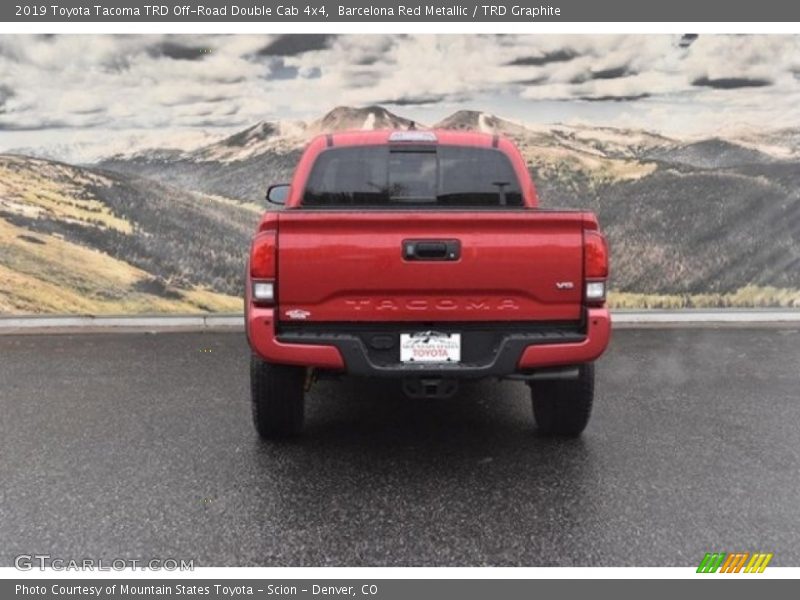 Barcelona Red Metallic / TRD Graphite 2019 Toyota Tacoma TRD Off-Road Double Cab 4x4