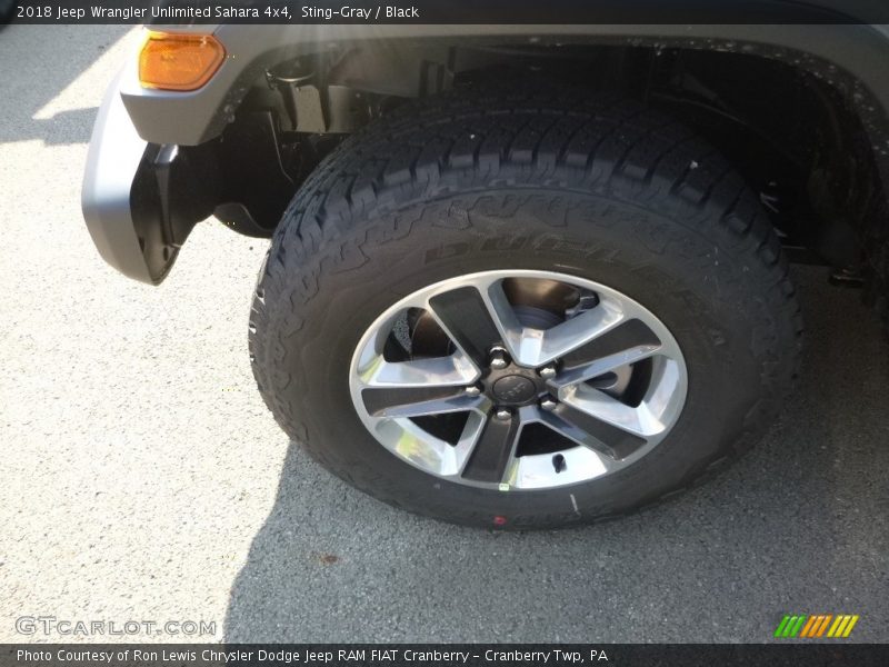 Sting-Gray / Black 2018 Jeep Wrangler Unlimited Sahara 4x4