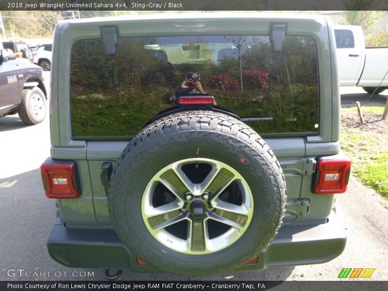 Sting-Gray / Black 2018 Jeep Wrangler Unlimited Sahara 4x4