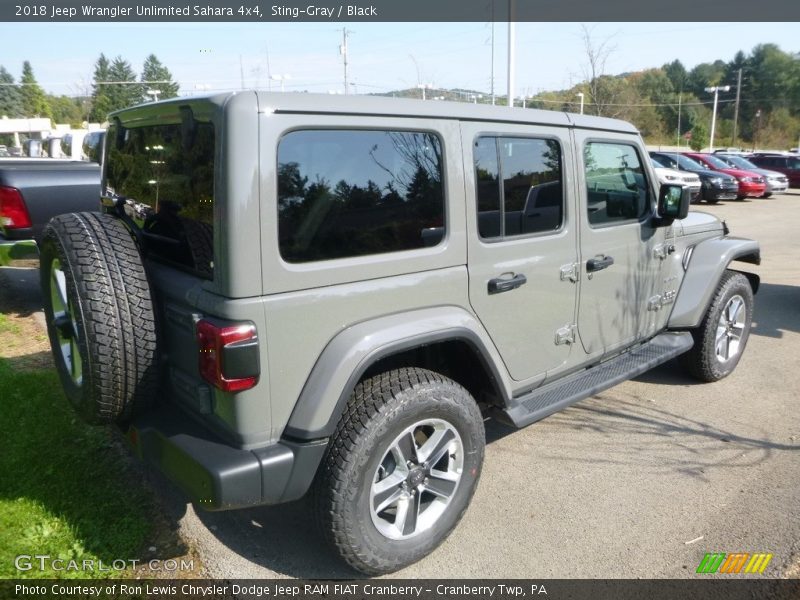 Sting-Gray / Black 2018 Jeep Wrangler Unlimited Sahara 4x4