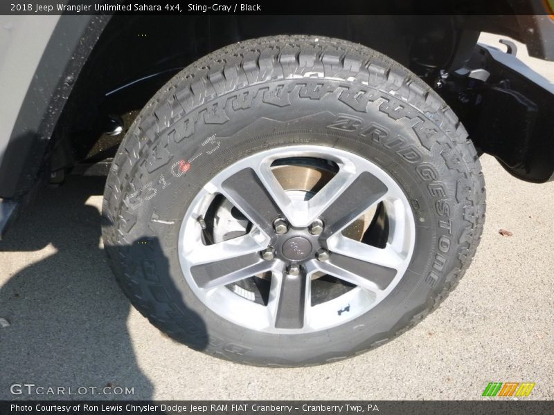 Sting-Gray / Black 2018 Jeep Wrangler Unlimited Sahara 4x4