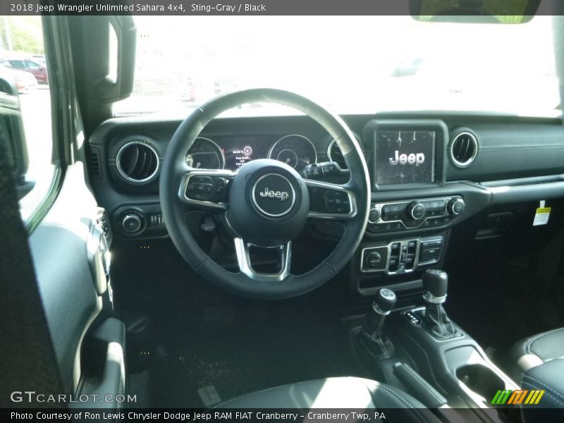 Sting-Gray / Black 2018 Jeep Wrangler Unlimited Sahara 4x4