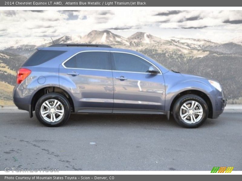 Atlantis Blue Metallic / Light Titanium/Jet Black 2014 Chevrolet Equinox LT AWD