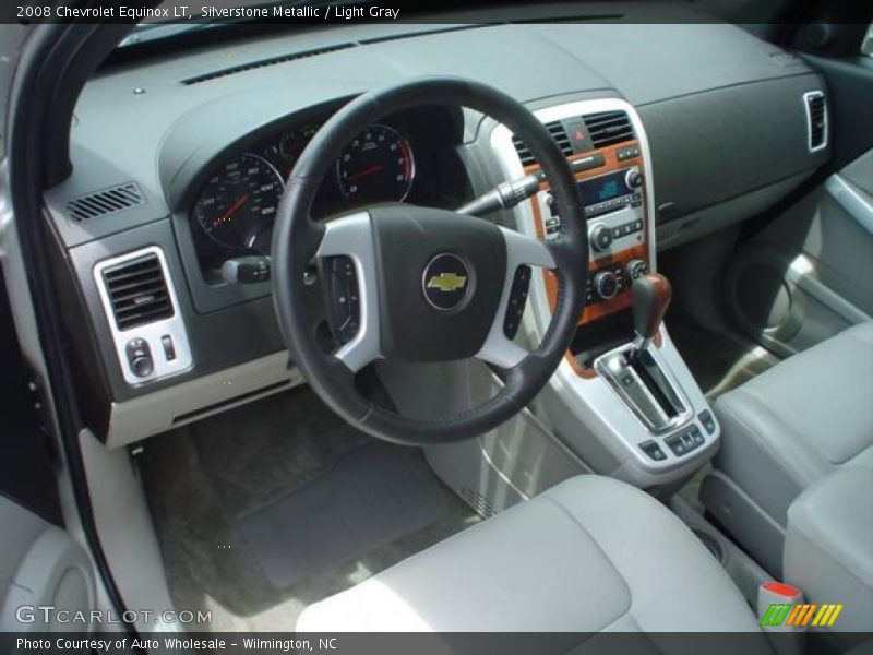 Silverstone Metallic / Light Gray 2008 Chevrolet Equinox LT