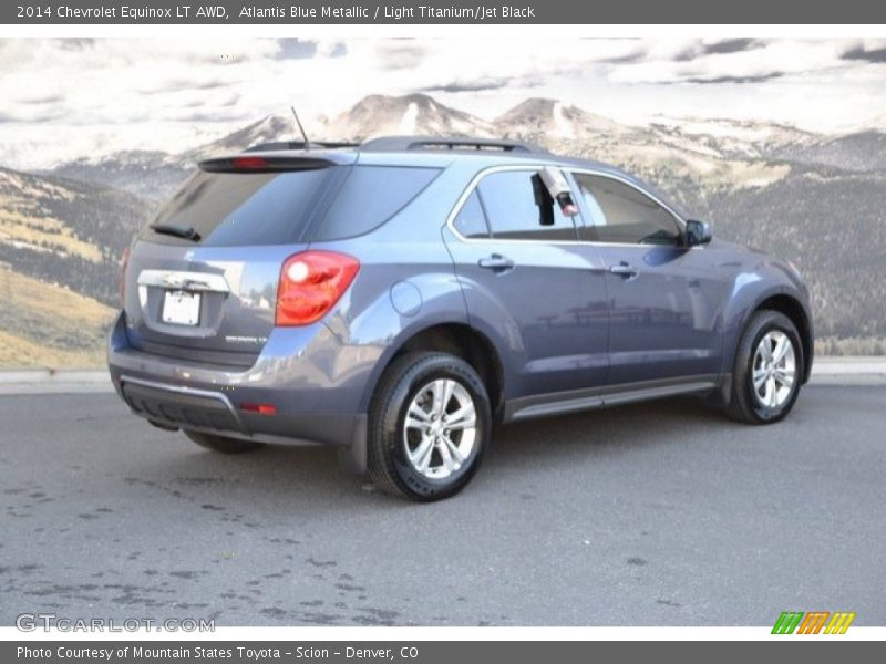 Atlantis Blue Metallic / Light Titanium/Jet Black 2014 Chevrolet Equinox LT AWD